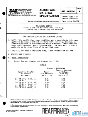 SAE MAM2241A PDF