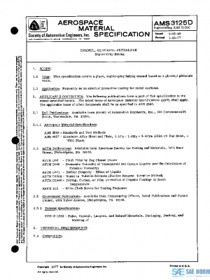 SAE AMS3125D PDF