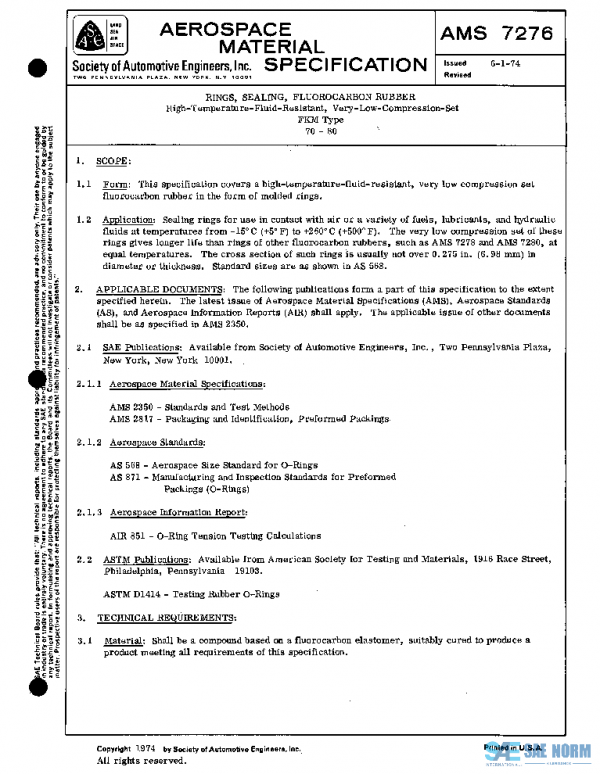 SAE AMS7276 PDF SAE AMS7276 PDF