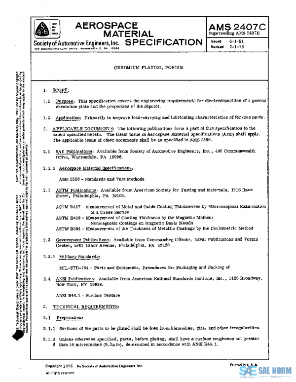 SAE AMS2407C PDF SAE AMS2407C PDF