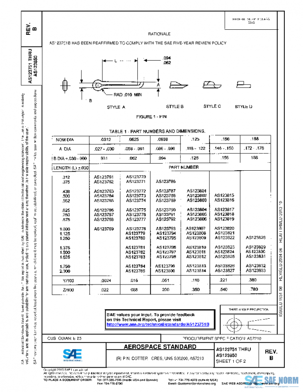 SAE AS123751B PDF