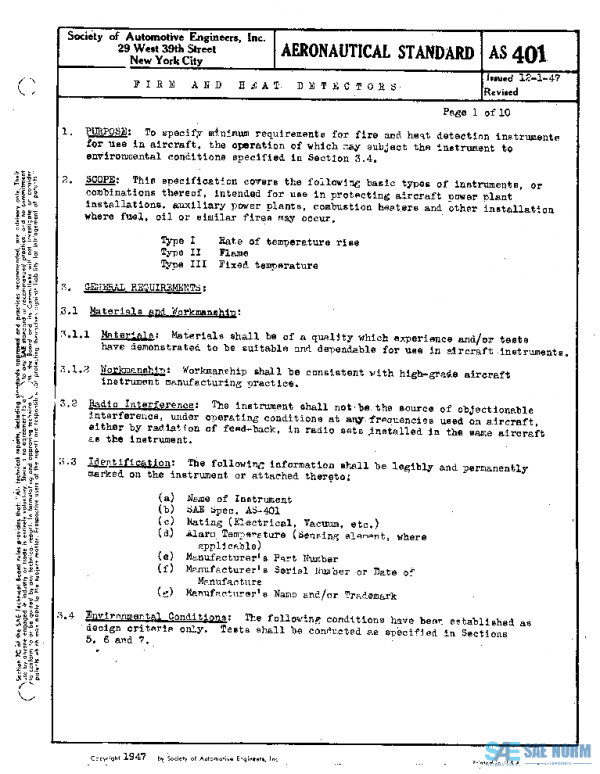 SAE AS401 PDF