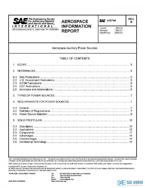 SAE AIR744B PDF