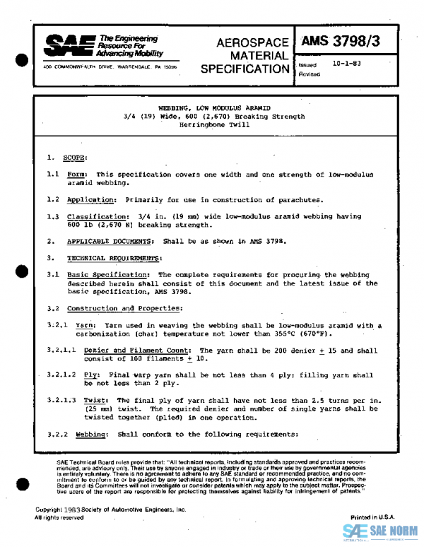 SAE AMS3798/3 PDF