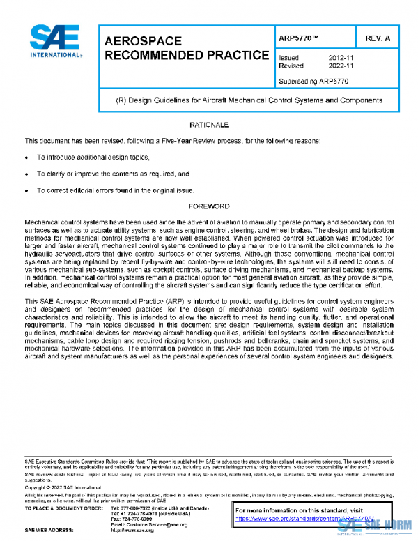 SAE ARP5770A PDF SAE ARP5770A PDF