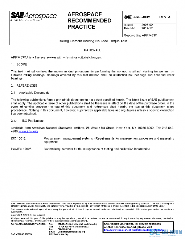SAE ARP5483/1A PDF