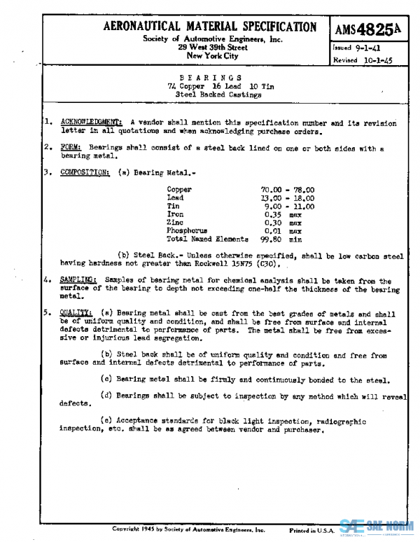 SAE AMS4825A PDF SAE AMS4825A PDF