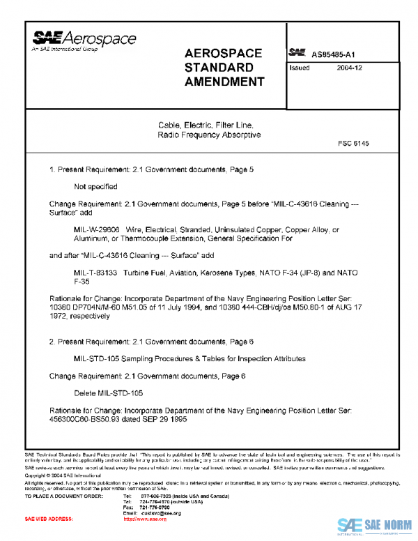 SAE AS85485_A1 PDF