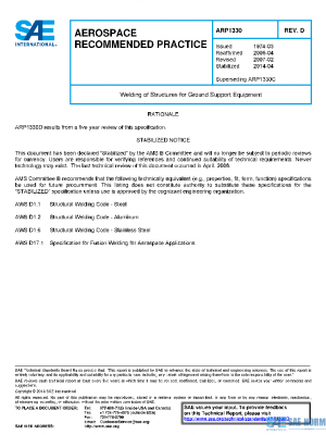 SAE ARP1330D PDF