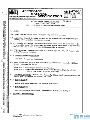 SAE AMS4780A PDF