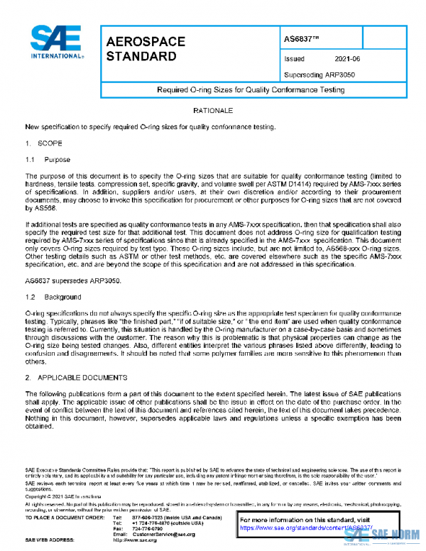 SAE AS6837 PDF SAE AS6837 PDF