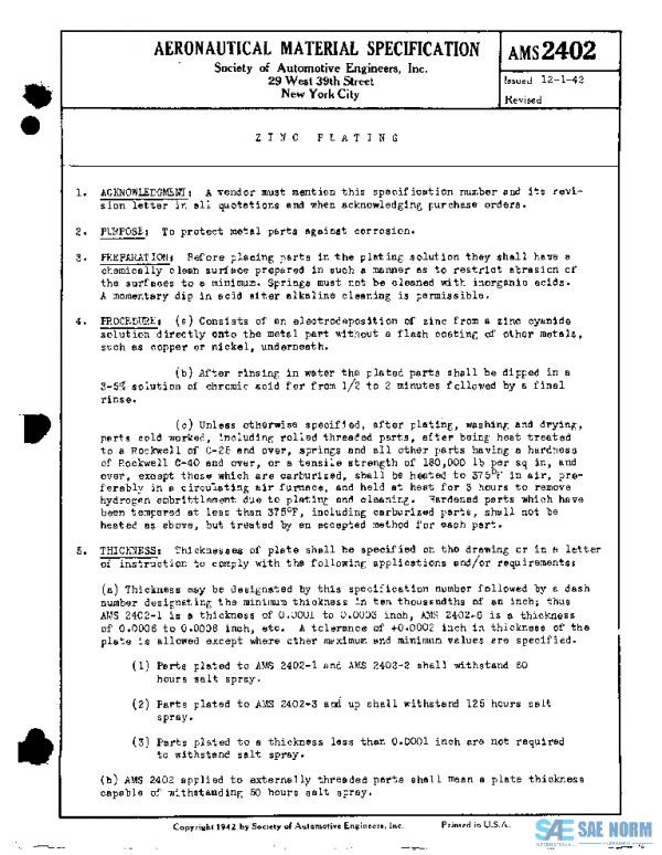 SAE AMS2402 PDF SAE AMS2402 PDF