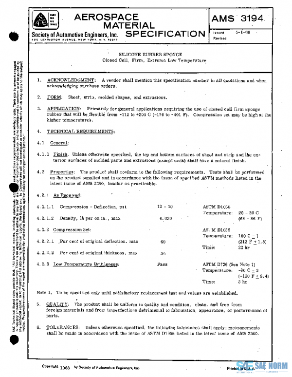 SAE AMS3194 PDF