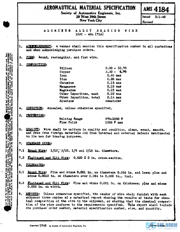 SAE AMS4184 PDF SAE AMS4184 PDF
