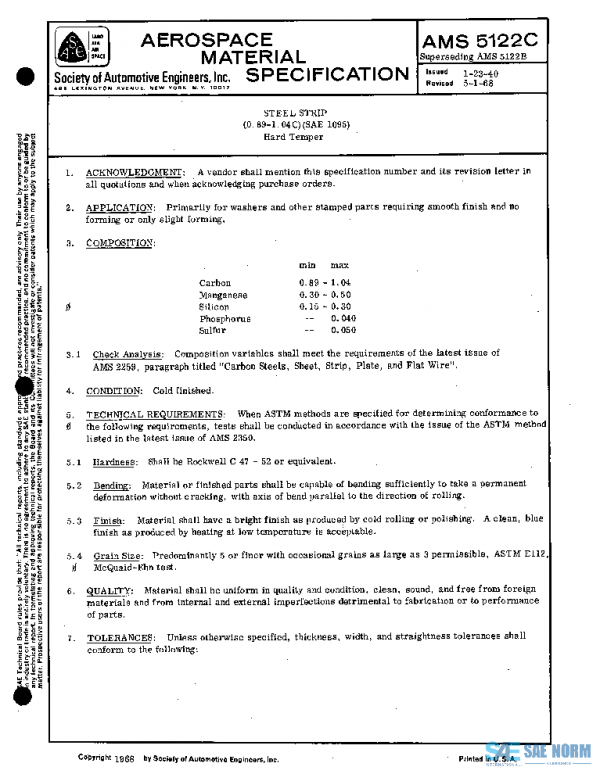 SAE AMS5122C PDF