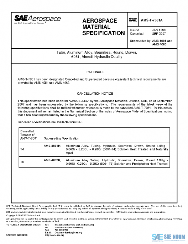 SAE AMST7081A PDF