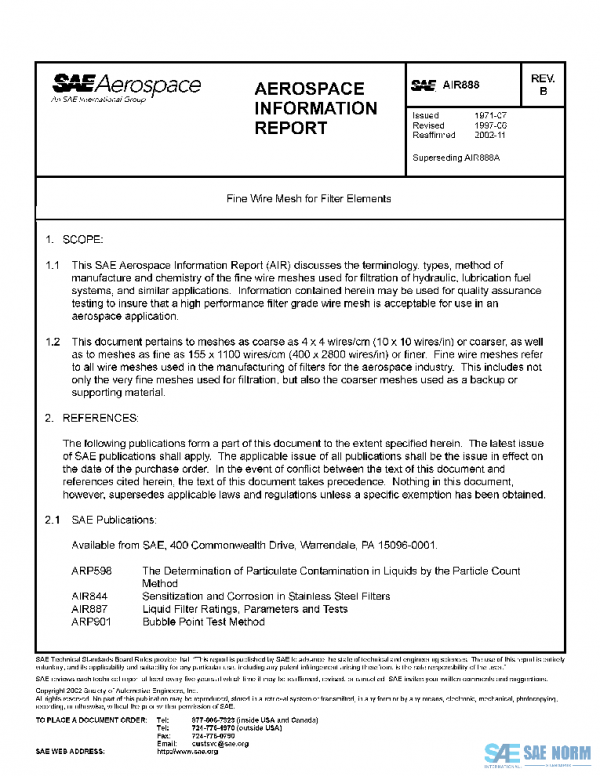 SAE AIR888B PDF