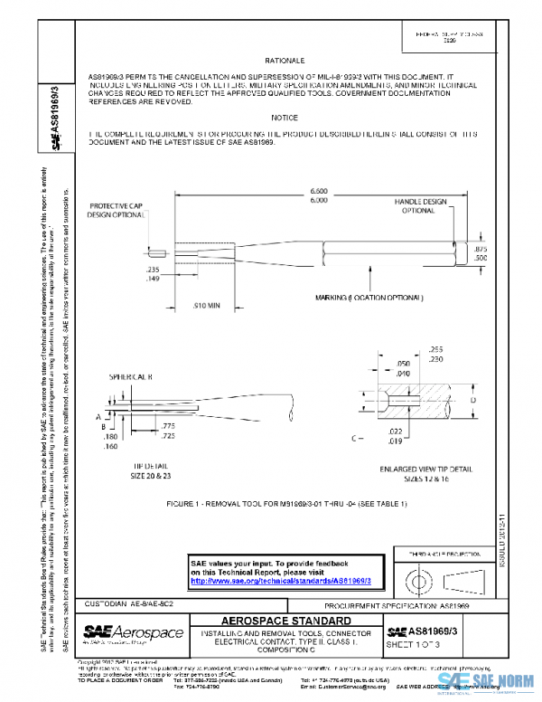 SAE AS81969/3 PDF SAE AS81969/3 PDF