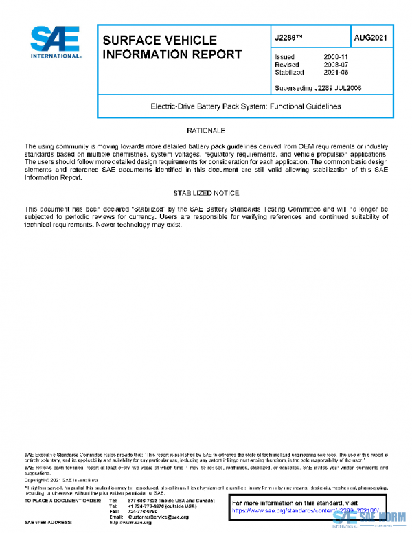 SAE J2289_202108 PDF SAE J2289_202108 PDF