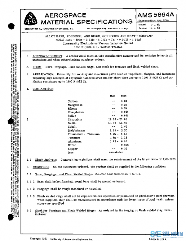 SAE AMS5664A PDF