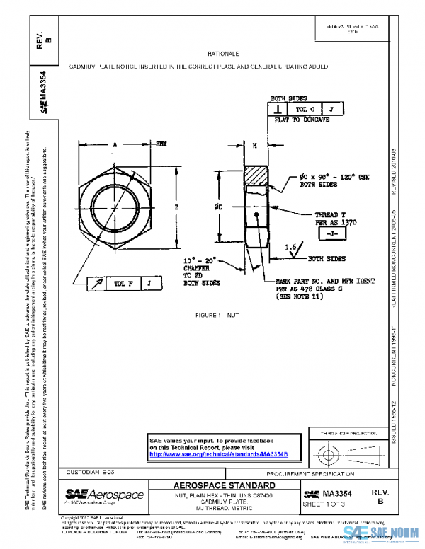 SAE MA3354B PDF