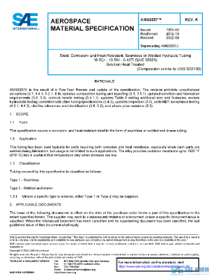 SAE AMS5557K PDF