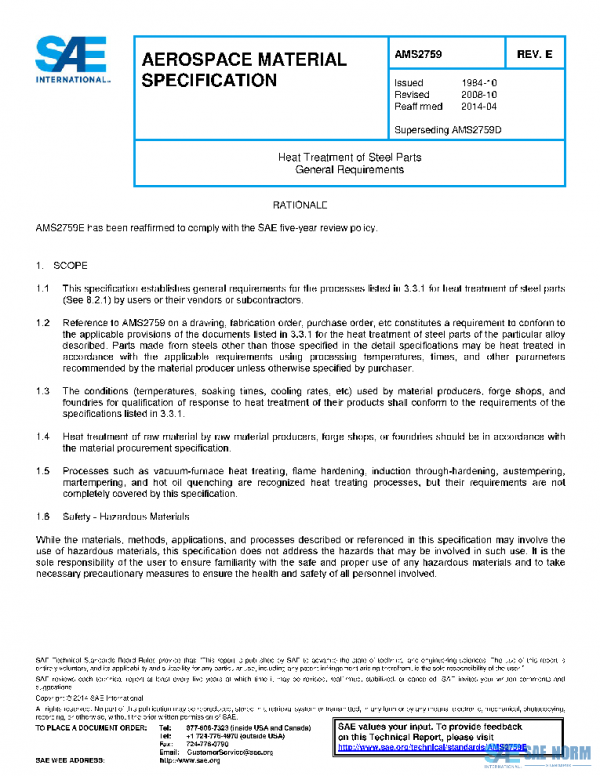 SAE AMS2759E PDF