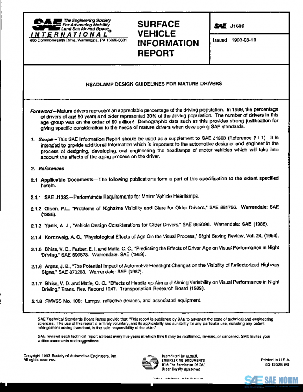 SAE J1606_199303 PDF SAE J1606_199303 PDF