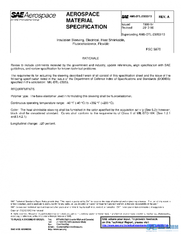 SAE AMSDTL23053/13A PDF
