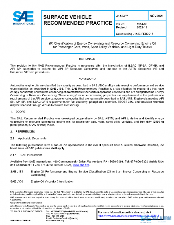 SAE J1423_202111 PDF
