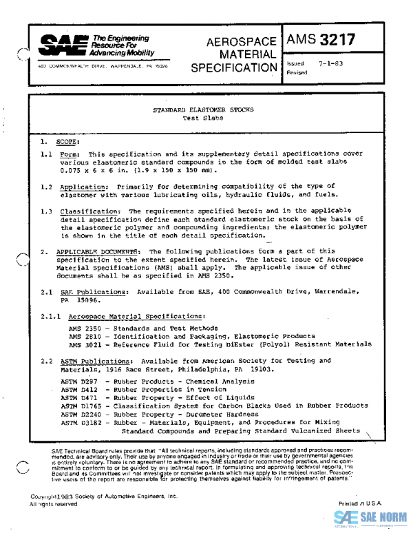 SAE AMS3217 PDF