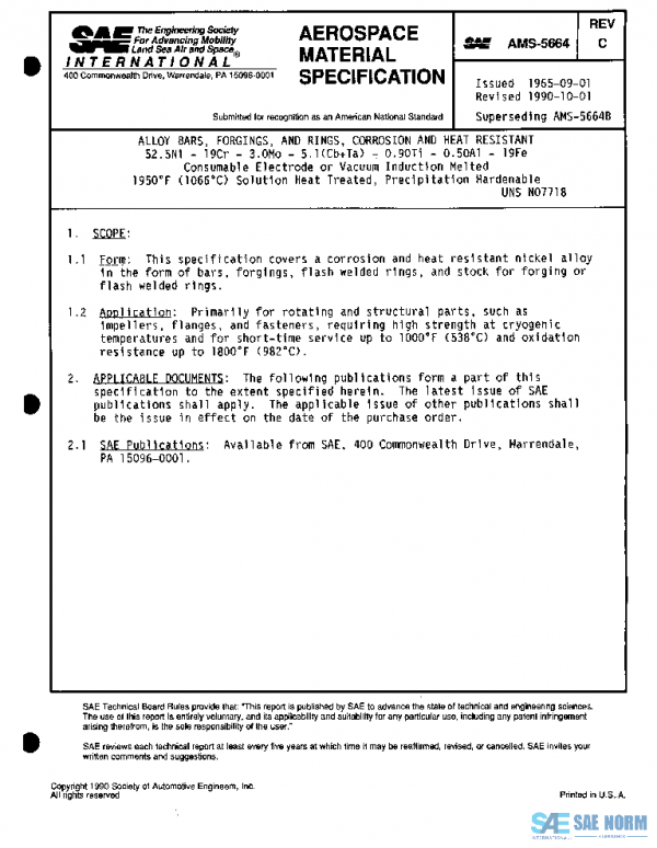 SAE AMS5664C PDF