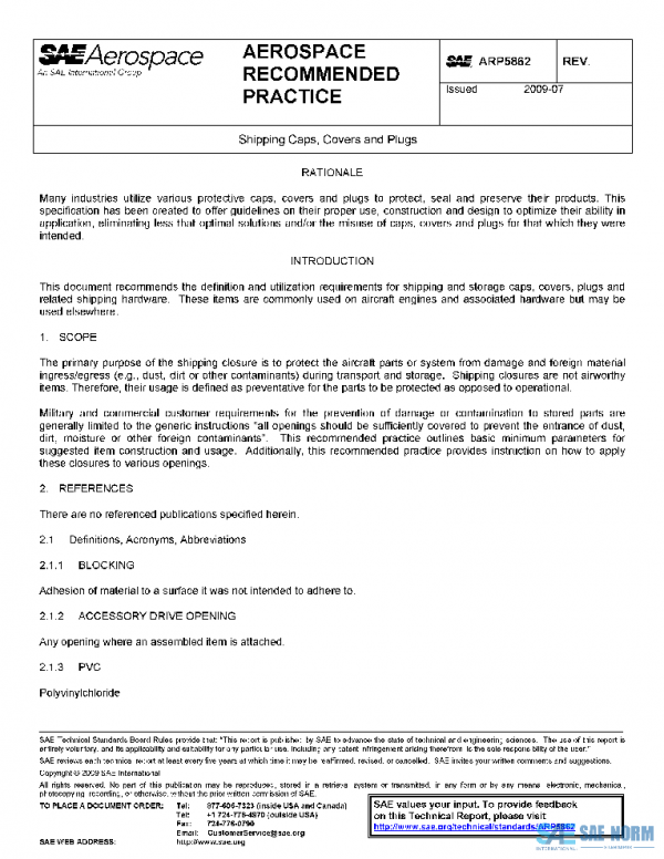 SAE ARP5862 PDF