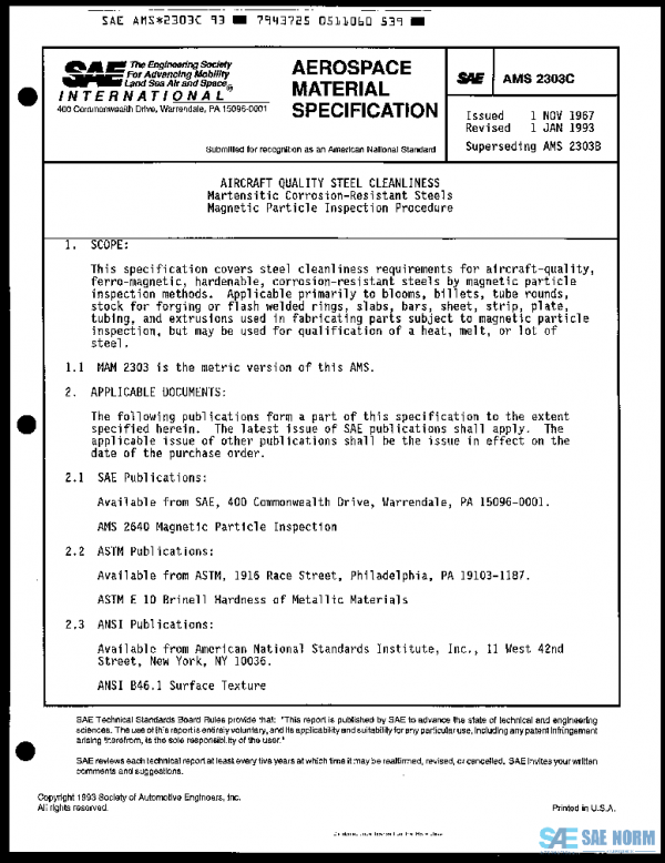 SAE AMS2303C PDF