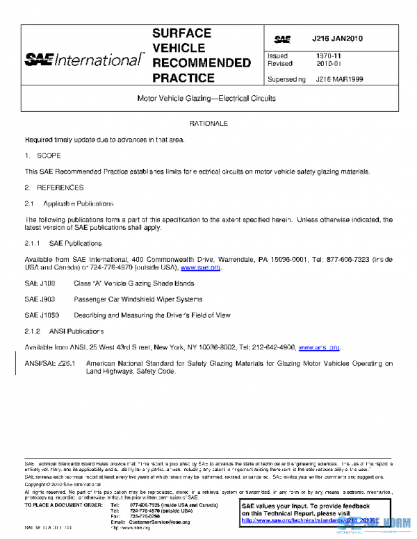 SAE J216_201001 PDF SAE J216_201001 PDF