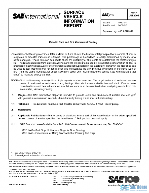 SAE J445_200507 PDF