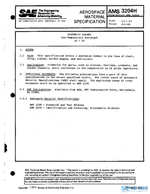 SAE AMS3204H PDF