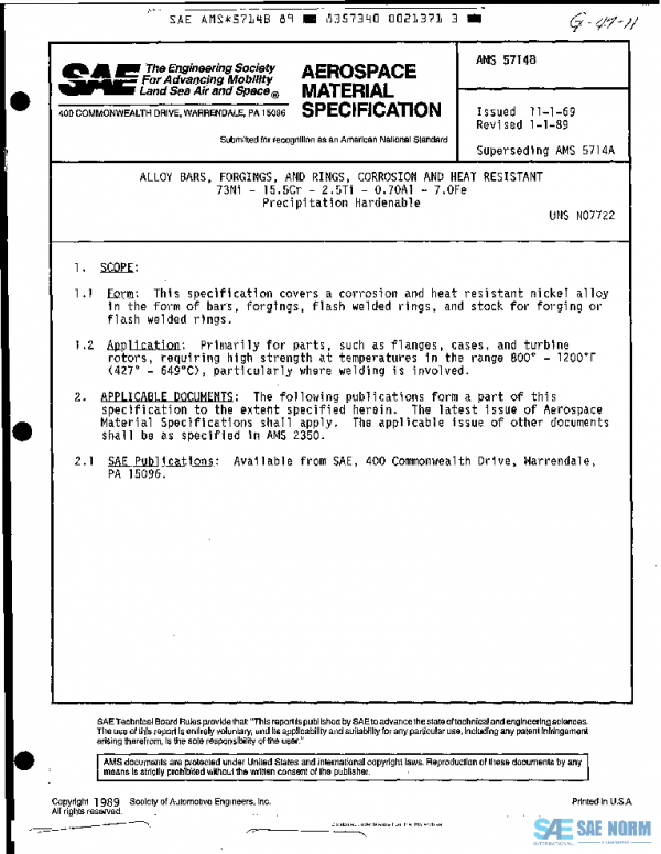 SAE AMS5714B PDF SAE AMS5714B PDF