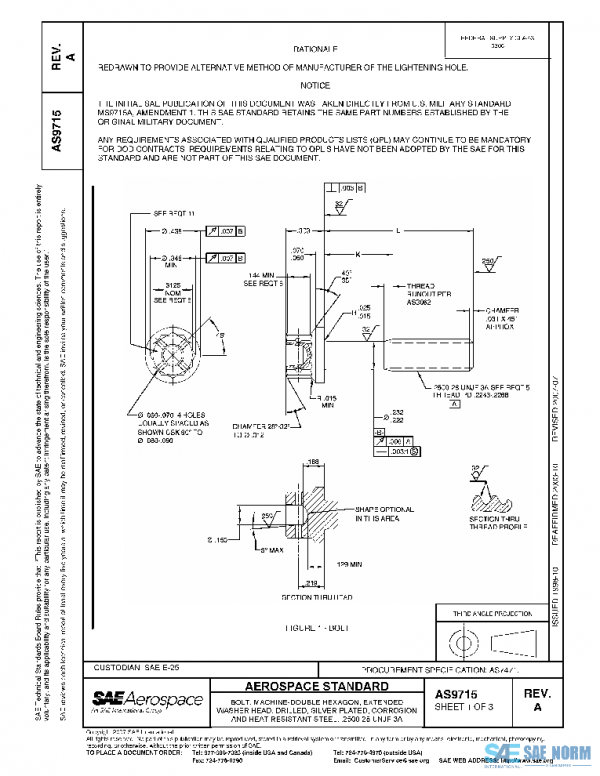 SAE AS9715A PDF SAE AS9715A PDF