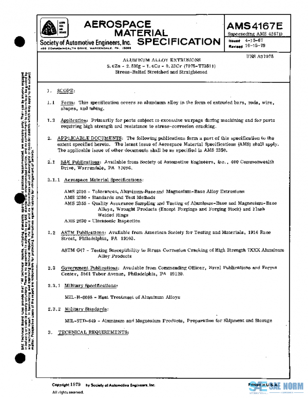 SAE AMS4167E PDF SAE AMS4167E PDF