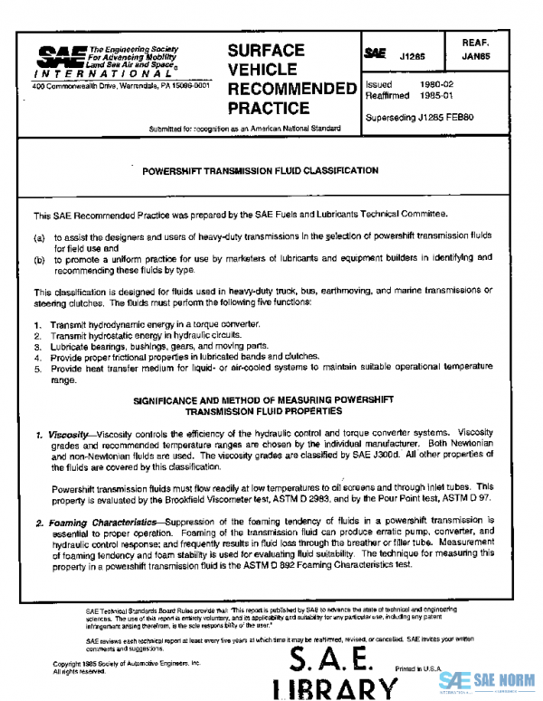 SAE J1285_198501 PDF
