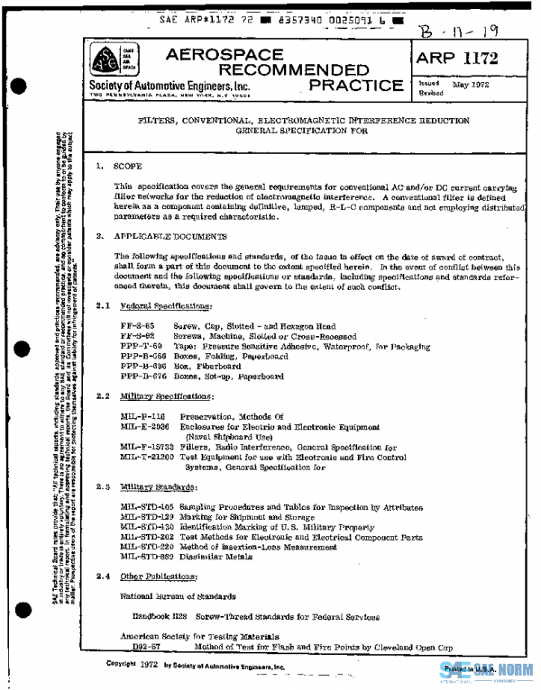 SAE ARP1172 PDF