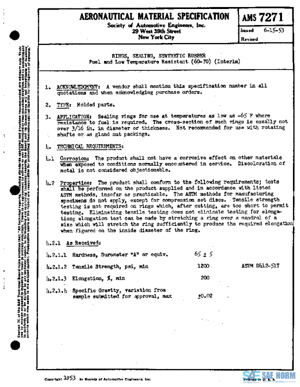 SAE AMS7271 PDF SAE AMS7271 PDF