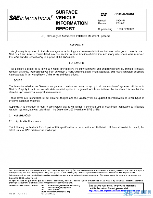 SAE J1538_201001 PDF