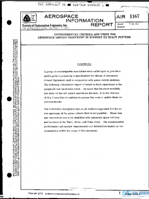 SAE AIR1167 PDF