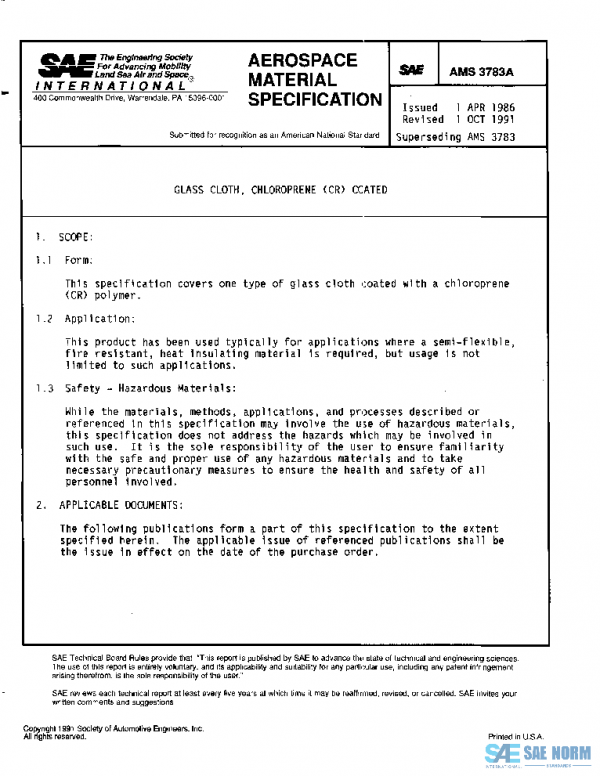 SAE AMS3783A PDF