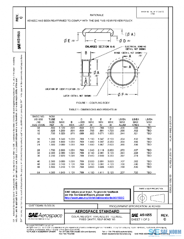 SAE AS1655C PDF