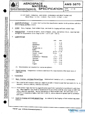 SAE AMS5670 PDF