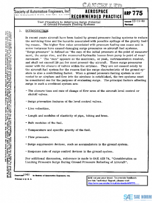 SAE ARP775 PDF