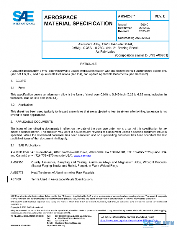 SAE AMS4255E PDF